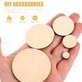 thumbnail image 2 of KAKOWELY 525pcs Wooden Discs Card Making Supplies Synthetic Material Writing Birthday Parties, 2 of 4