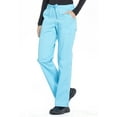 thumbnail image 4 of Cherokee Workwear Professionals Women's Scrubs Pant Mid Rise Straight Leg Drawstring WW160, 4 of 5