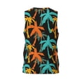 thumbnail image 2 of Rocae Palm Trees for Men's Basketball Jersey Lightweight and Breathable Athletic Tank Top,Quick-Drying Sports Jersey Small, 2 of 9
