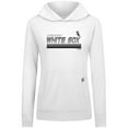 thumbnail image 2 of Women's Levelwear White Chicago White Sox Relay Breaker Pullover Hoodie, 2 of 3