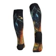 thumbnail image 4 of Compression Socks for Women and Men - Firefly Forest Fox Compression Socks Circulation for Workout, 4 of 8