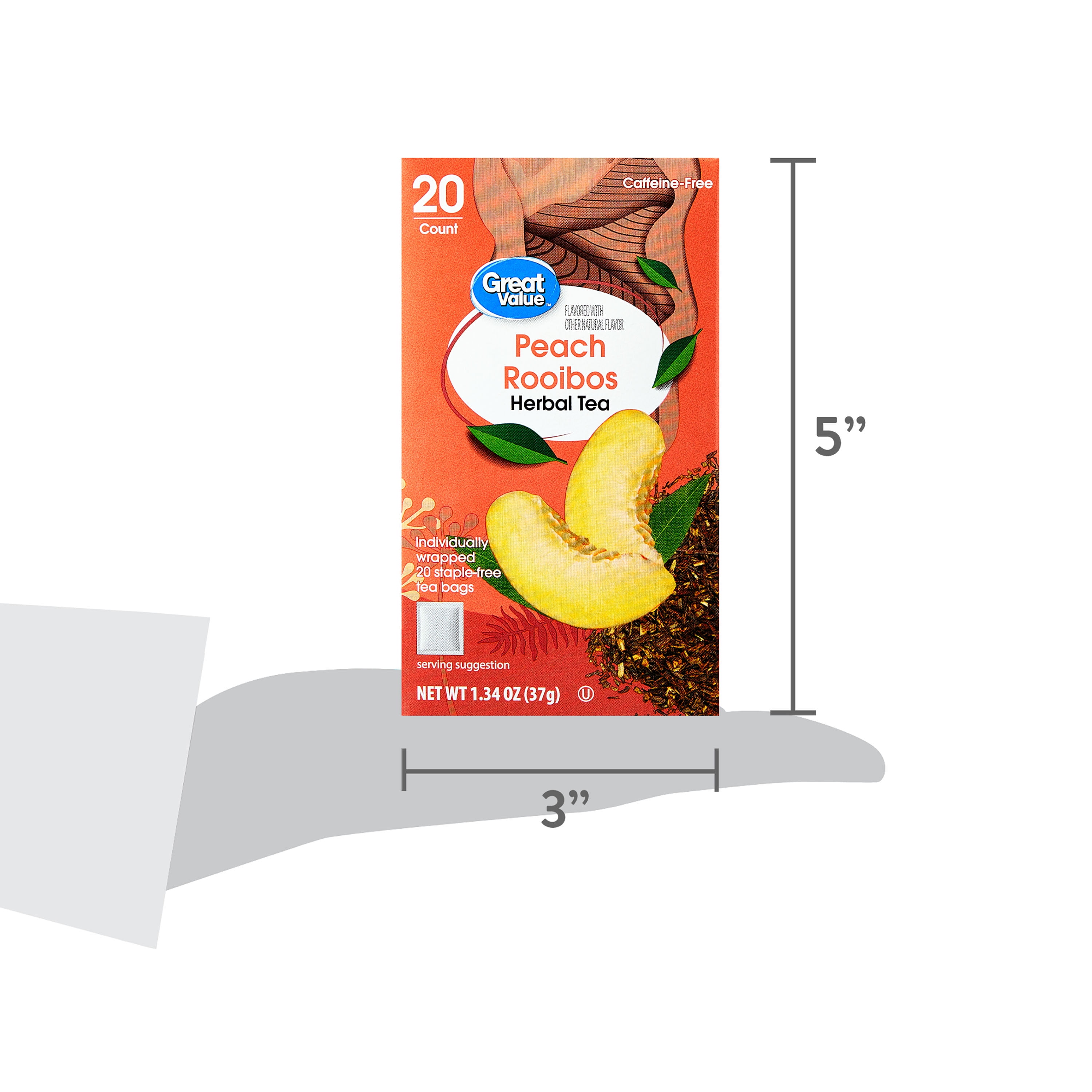 GV Peach Rooibos Herbal Tea