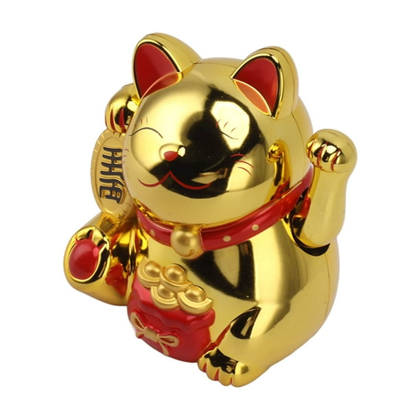 Maneki Neko Gato Saludando, Brazo De Ángulo Eléctrico, Gato Amuleto De La Suerte, Linda Figura Decorativa De Gato De La Suerte Para Escritorio, Accesorios Para El Hogar,
