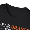 thumbnail image 3 of I Wear Orange For My Husband Leukemia Cancer Awareness Month TShirt, 3 of 4