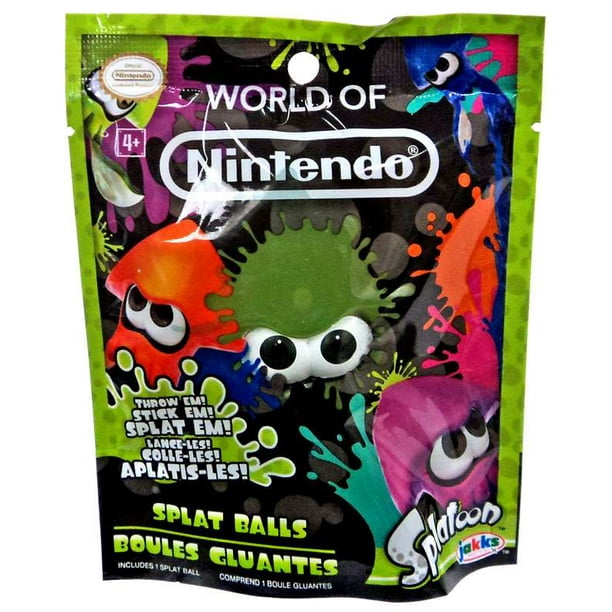 Splatoon World of Nintendo Green Squid Splat Ball - Walmart.com