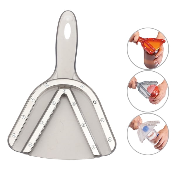 Abridor De Tapa Ajustable, Antideslizante Ajustable Con Dientes Dobles De Acero Inoxidable, De Fácil Agarre Y Diseño Portátil Para Uso En Cocina