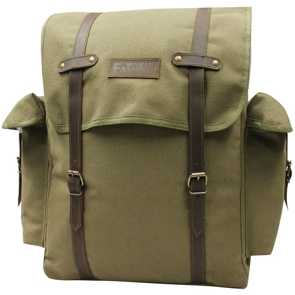 World Famous Frobisher Canvas Daypack - Olive