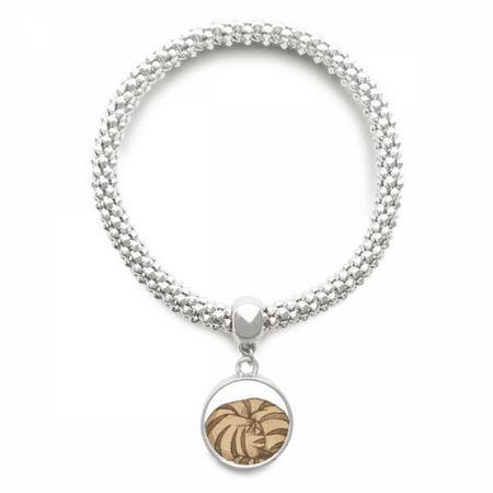 Miaoji Painting Watercolor Cat Dragon-Li Sliver Bracelet Pendant Jewelry Chain Adjustable Bangle