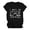 Black, variant on Women Blouse Loose Shopping Travel Tops Short Sleeve Jogging Shirt Casual Biking O Neck, XL, Black