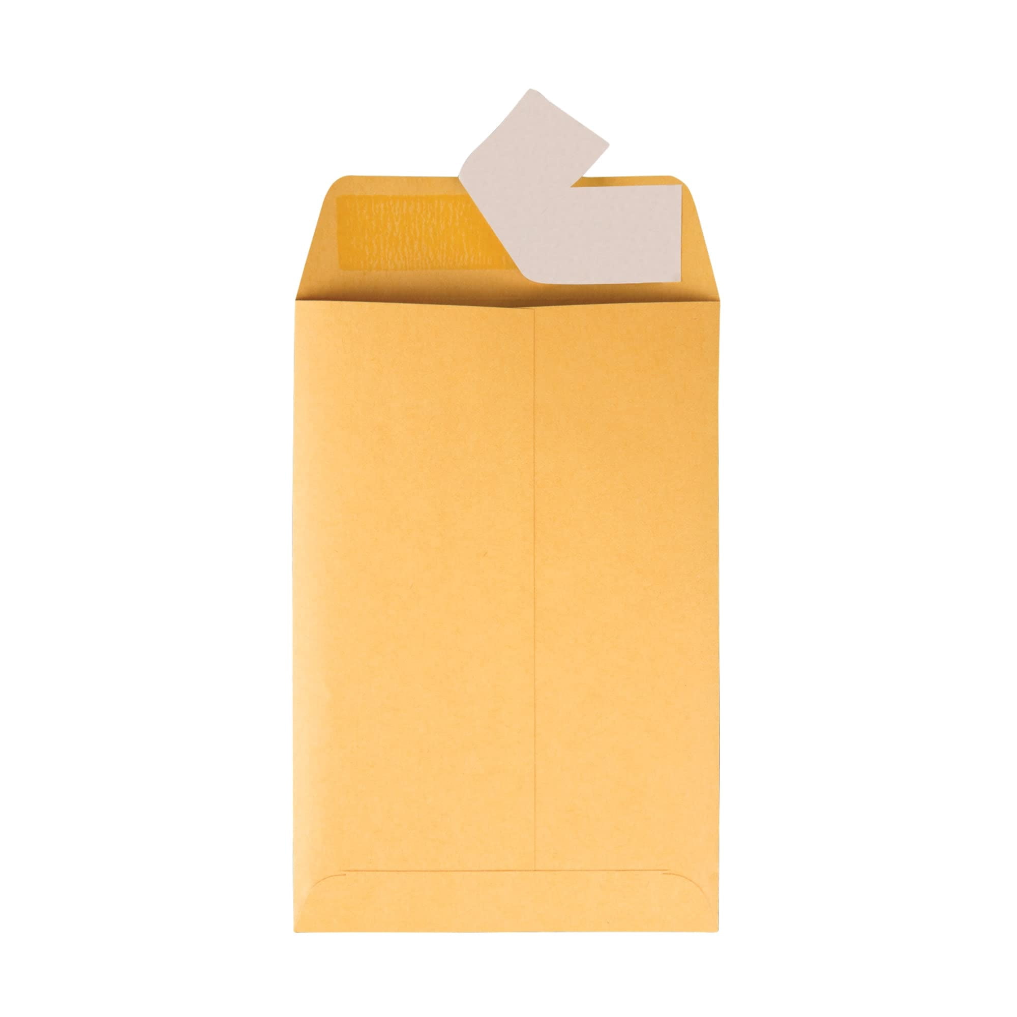 Office Depot Clean Seal(TM) Catalog Envelopes, 6in. x 9in., Brown, Pack Of 250, 77918