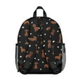 thumbnail image 3 of Cute Dog Print Travel Backpack with Bone Pattern, Lightweight and Compact School Bag for Daily Use, 3 of 6