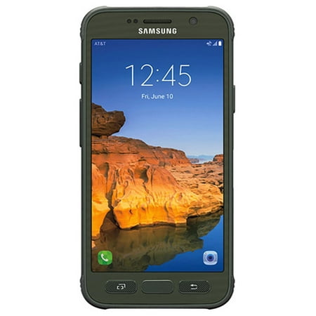 Samsung Galaxy S7 Active | G891A | Smartphone | 32GB, 4GB RAM | Camo Green | AT&T Unlocked (Like New) Display Defect