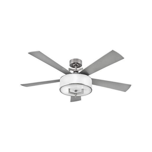 56 inch 5-Blade Ceiling Fan with Light Kit-Brushed Nickel Finish Bailey Street Home 81-Bel-4466551