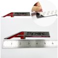 thumbnail image 6 of A-Spec Emblem Replacement for Acura A-Spec Side Fender Rear Trunk Badge OEM Size 3D Metal Luxury Sport Decal Stickers 08F20-3S5-200B (Chrome), 6 of 7