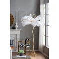 thumbnail image 5 of A&B Home Branch and Feather Floor Lamp - White/Gold, 5 of 5