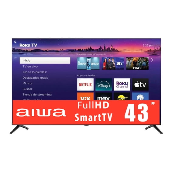 TV Aiwa 43 Pulgadas FHD Roku TV LED AW43B4SMRK