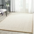 thumbnail image 2 of SAFAVIEH Natural Fiber Oswin Geometric Area Rug, Natural, 6' x 6' Square, 2 of 7