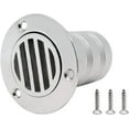 thumbnail image 6 of ABCISI Boat Deck Floor Drain Fittings, Marine Grade 316 Stainless Steel Deck Drain Fittings, Thru Hull Deck Drain Scupper Pipe with Screws, for Boat,Yachts Drainage Systems ( Straight - 2 Inch), 6 of 8