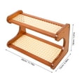 thumbnail image 2 of HOOWIFFY Office Desk Shelf for Vertical Space Utilization Rustic Design Bamboo and MDF 1Set, 2 of 8