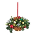 thumbnail image 1 of Cesta de flores, corona, cesta, corona, arreglo floral, decoración, corona de primavera y verano, corona de granja para árbol de Navidad, puerta delantera Estilo A, 1 of 8