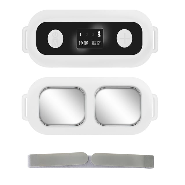 Fiudx Dispositivo En Ayuda para Dormitorio, Herramienta En Relajación Portátil, Masajeador En Pantalla Digital, Solución En Aliviar El Estrés, Combatir El Insomnio, Ideal En Oficina, Hogar, Viajes, R