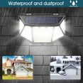 thumbnail image 3 of 2pcs Solar Motion Sensor Light 3 Lighting Modes Waterproof Solar Security Lamp for Patio Yard Garden Pathway, 3 of 8