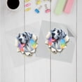 thumbnail image 3 of Funny Watercolor Adorable Great Dane Peeking Through Torn Paper Effect Cutout Transfer Sticker Danes Dog Lover Gifts Transparent Decal Art Decor - 00026, 3 of 5