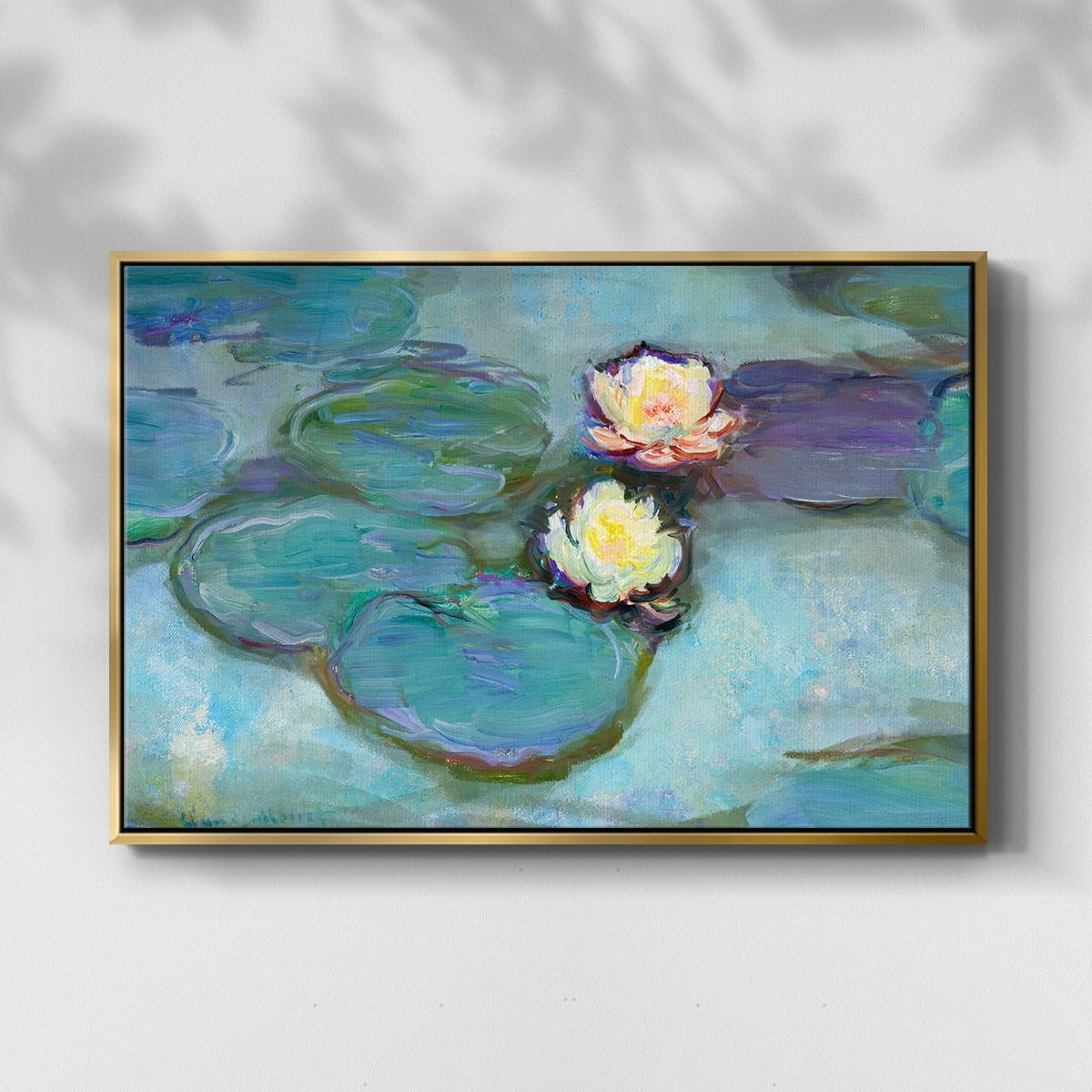 Vintage Landscape-CLVIII By Wexford Home Framed in Gold Wood Gallery Wrapped Canvas 17 in. x 25 in.