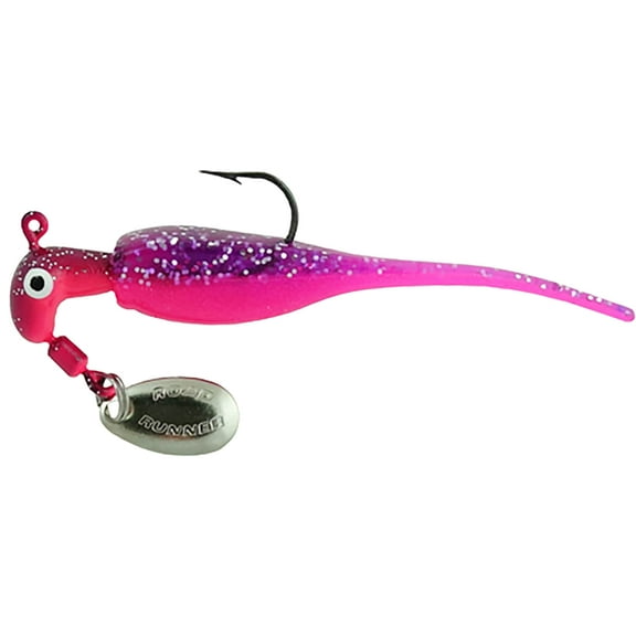 Road Runner Slab Runner Underspin with Baby Shad Jig Vegas 1/16 oz