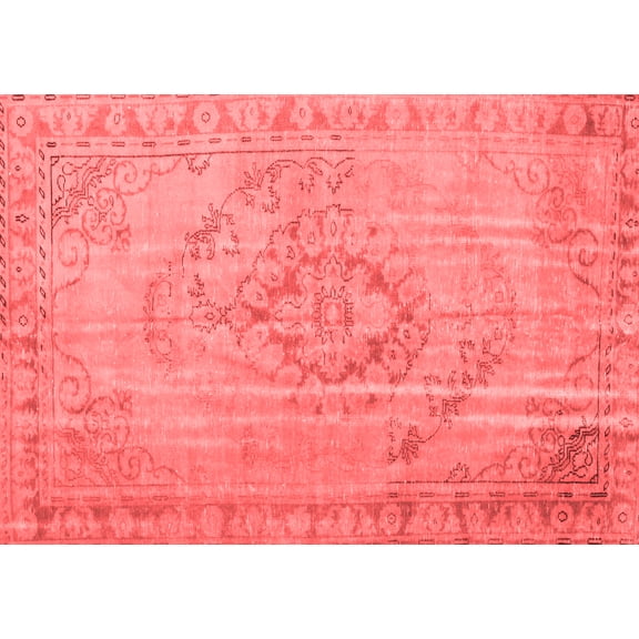 Ahgly Company Indoor Rectangle Persian Red Traditional Area Rugs, 5' x 7'