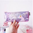 thumbnail image 2 of Estuche para lápices con forma de corazón y alas de unicornio para niña, bonito y moderno bolso de cuero para papelería, bolso de almacenamiento fresco para mujer y estudiante, 2 of 6