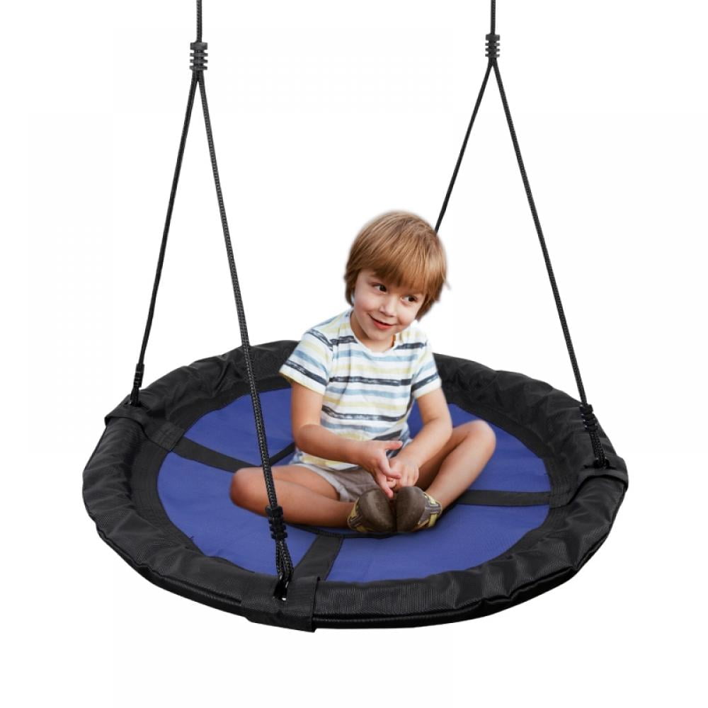 US Children Tree Swing Hanging Flying Web Platform Mesh Saucer Playground 700Ibs