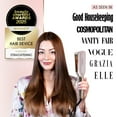 thumbnail image 2 of ELLA BELLA® Titanium Flat Iron Hair Straightener (with Infrared) • Professional Straightening Iron • Digital Display to Accurately Control Temperature • As Featured in Good Housekeeping (Champagne), 2 of 8