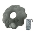 thumbnail image 3 of TISHITA Inflatable Donut Cushion Petal Shaped Donut Pillow for Car Road Trips Trains press, 3 of 8