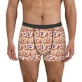 thumbnail image 4 of Wukai Corgi Head with Floal Print Men’s Underwear Breathable Boxer Briefs,&nbsp;Moisture Wicking & Breathable-X-Large, 4 of 7