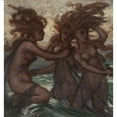 thumbnail image 3 of Elihu Vedder 15x16 Black Modern Framed Museum Art Print Titled - The Phorcydes (circa 1864-68), 3 of 5