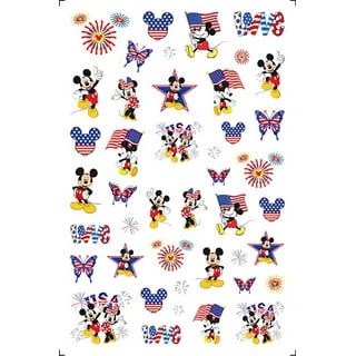 $5.63 - Minnie Mouse Disney nail transfers - illustrated nail art