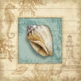 thumbnail image 2 of Knutsen, Conrad 12x12 White Modern Wood Framed Museum Art Print Titled - Beach Comber I, 2 of 4