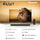 thumbnail image 5 of Combo Hisense Pantalla QLED 4K de 50" 50QD6QV Vidaa U Compatible con Alexa ,Dolby Vision Atmos, Escalado IA a 4K, HDMI, LAN, WiFi. (2025) + Barra de Sonido Hisense 2.1 CH 240W, Bluetooth, 5 of 5