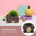 thumbnail image 3 of Succulent Flower Pot Mini Resin Plant Pot for Office Desktop Frog, 3 of 5
