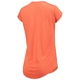 thumbnail image 3 of Women's Russell Heathered Orange Clemson Tigers V-Neck T-Shirt, 3 of 4