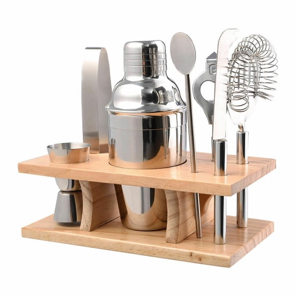Stainless Steel Cocktail Shaker Mixer Drink Bartender Martini Tool Bar Set Kit