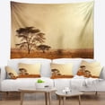 DESIGN ART Designart 'Trees in Large African Landscape' African