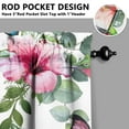 thumbnail image 4 of Floral Farmhouse Curtains 36 Inch Short - 3 Panel Boho Country Set with Vintage Botanical Print, Rod Pocket, 4 of 5