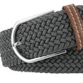 thumbnail image 5 of Braided Canvas Woven Elastic Stretch Belts 1 3/8" Width Stretch Belts for Men, 5 of 6