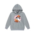 thumbnail image 5 of Atogsazn Kids Boys Halloween Sweat Outfit Teen Spooky Long Sleeve Sweatshirt Hoodies Pants Set Fall Winter Clothes 05-Gray 4-5 Years Fashion, 5 of 5