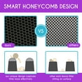 thumbnail image 4 of Prime Pets Cat Litter Mat, Double Layer Urine Waterproof Trapper Mat, Non-Slip,24x15 in, Black, 4 of 8