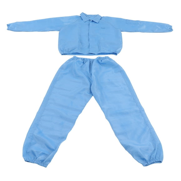 Split Workshop Clothes,ESD Coat Polyester Paint ESD Coat Paint Protective Work Clothes Time-Tested Durability