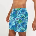 thumbnail image 5 of Summer Savings! Stamzod Mens Swim Trunks Plus Size Quick Dry Hawaii Beach Mens Shorts Casual Funny Printed Mens Shorts With Drawstring Pockets On Clearance, 5 of 6