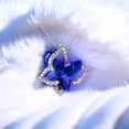 thumbnail image 2 of DOPI Butterfly Crystal Necklace Chain Pendant Necklace Cute Sweater Chain Double Butterflies Pendant Christmas Valentines Day Birthday Gifts for Women(2pack), 2 of 5